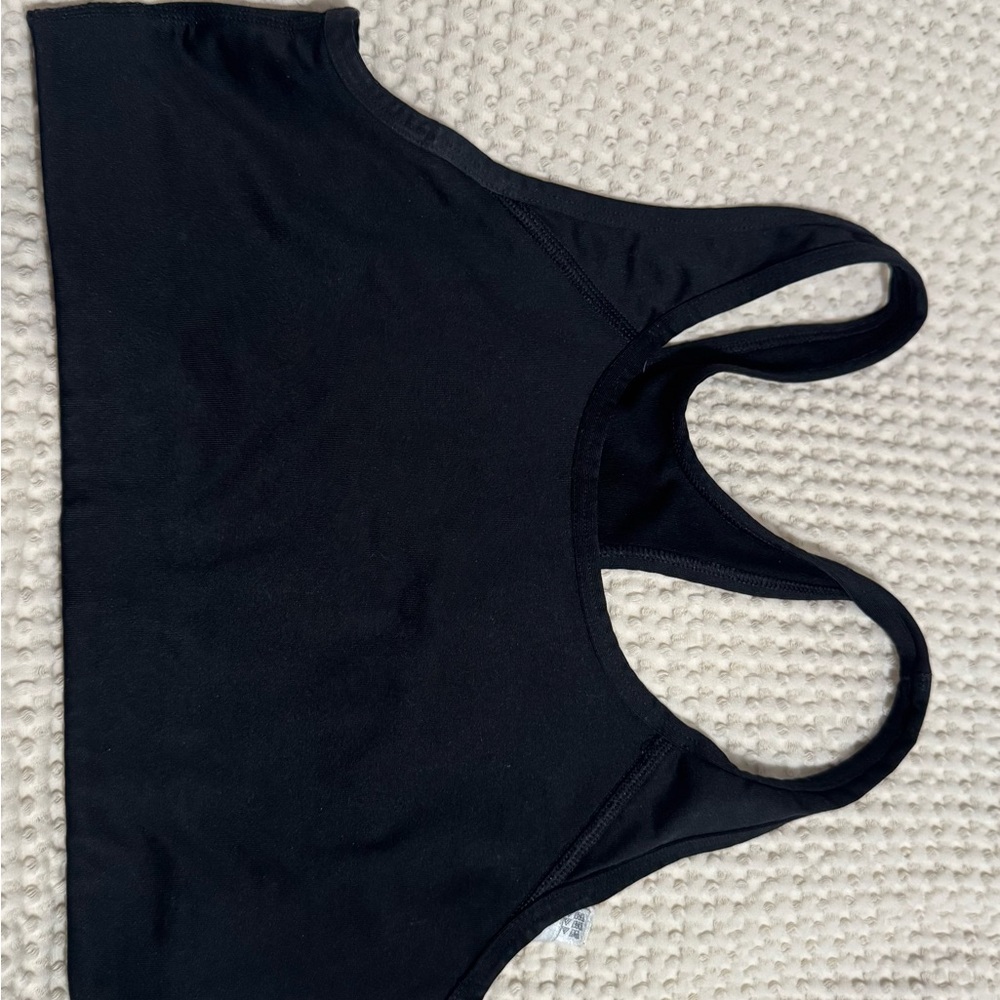 Black Racerback Sports Bra
